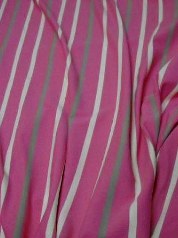 Lycra fuchsia raye blanc taupe 2 