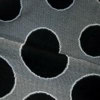 Lycra gris et noir a pois effet de volume 4