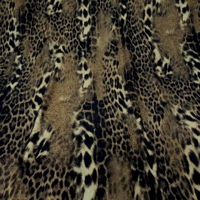 Lycra imprime peau de jaguar flou 2 
