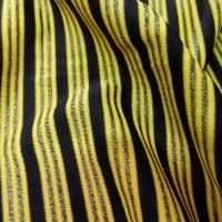 Lycra jaune rayures et lignes 4