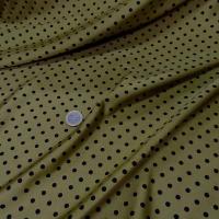 Lycra kaki pois noir moyen 2