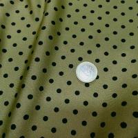 Lycra kaki pois noir moyen 3