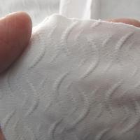 Lycra maille blanc faconne 1 