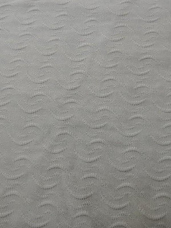 Lycra maille blanc faconne 3 