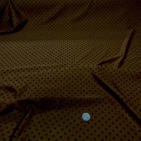Lycra marron speculoos pois noirs moyens 2 
