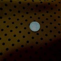 Lycra marron speculoos pois noirs moyens 4 