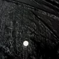 Lycra noir aspect froisse 1 