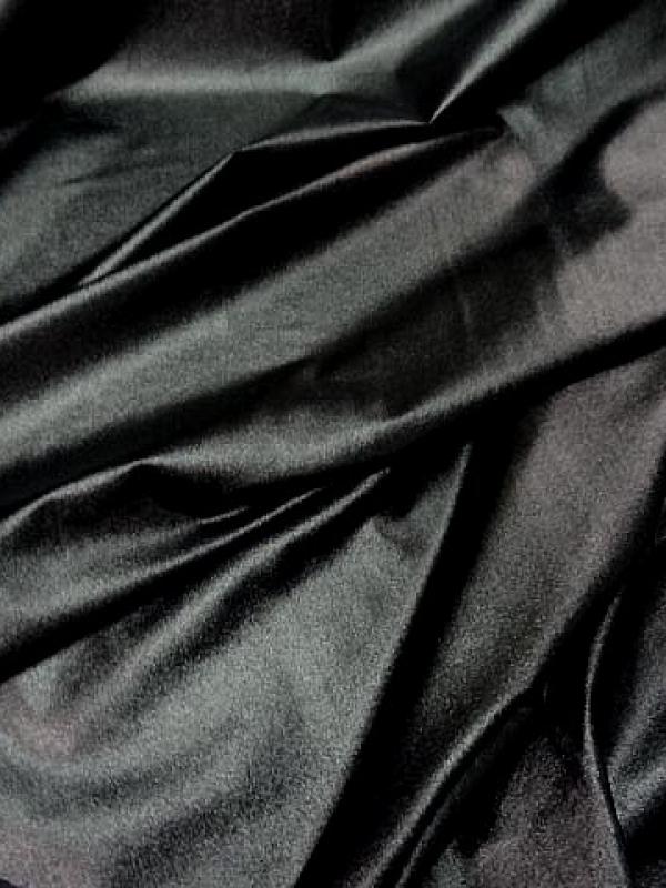 Lycra noir brillant effet mouille 1 