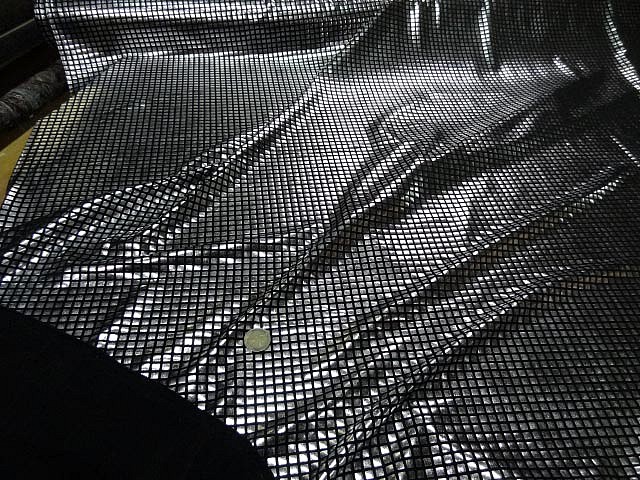 Lycra noir cubes 3d argent 2