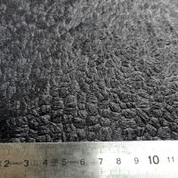 Lycra noir motif frappe satine 3