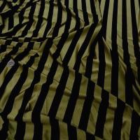 Lycra or vert et noir rayures bagnard 1