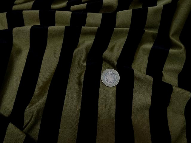 Lycra or vert et noir rayures bagnard 3