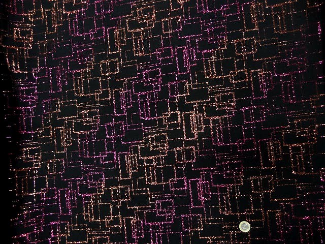 Lycra paillettes matrice rose orange 3