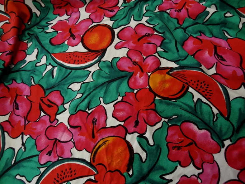 Lycra pasteque et orange 1