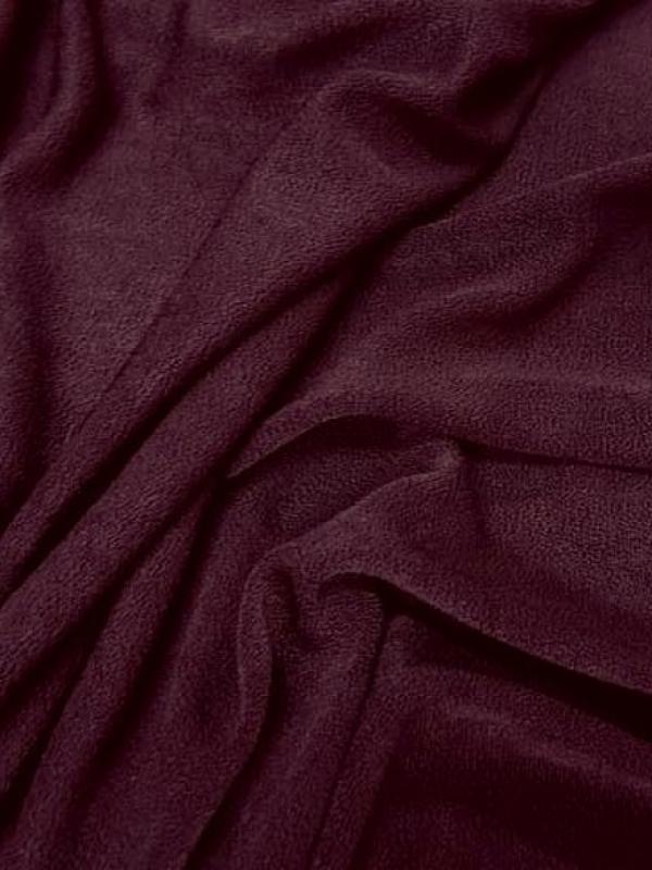 Lycra prune tisse crepe 1