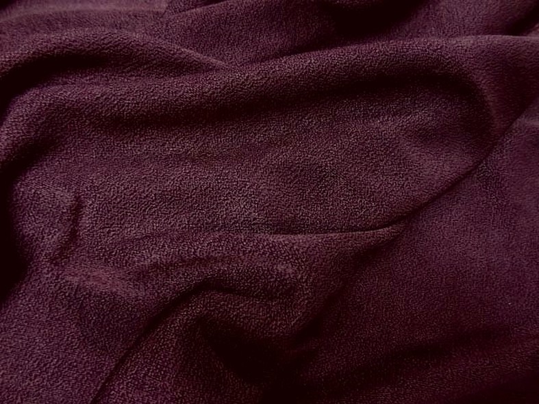 Lycra prune tisse crepe 3 1