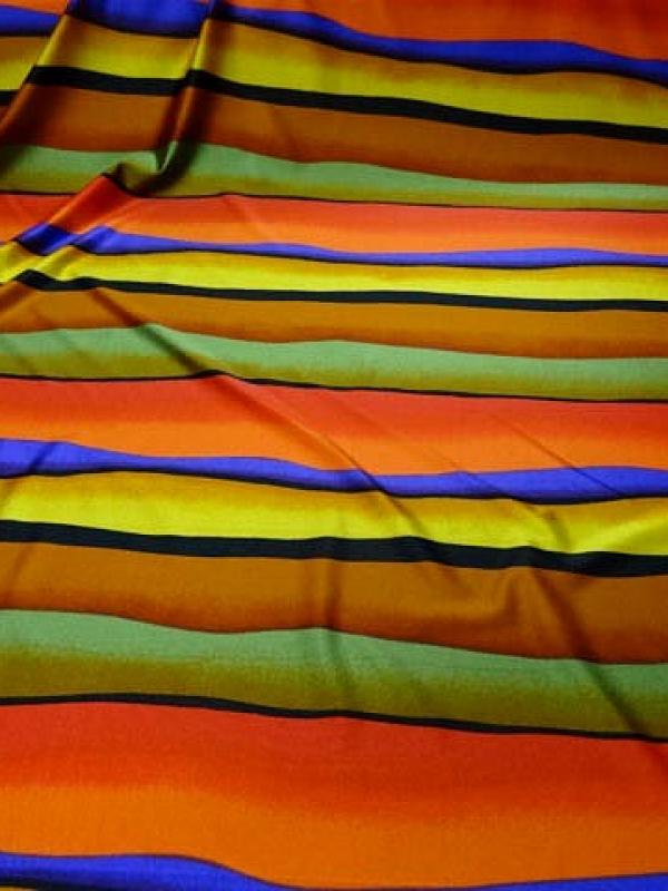 Lycra rayures dunes teintes crepusculaires 1 