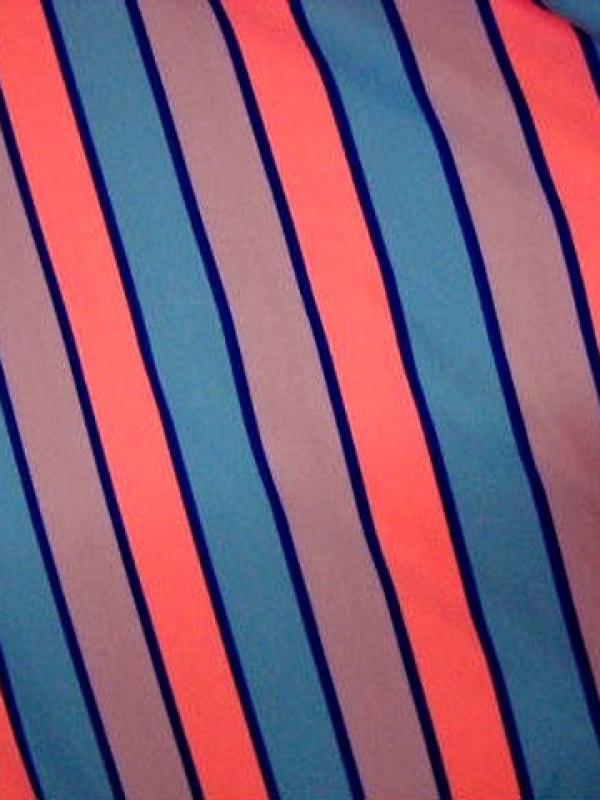 Lycra rayures et bandes tricolore 1 