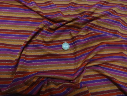 Lycra rayures lurex 1