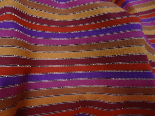 Lycra rayures lurex 3