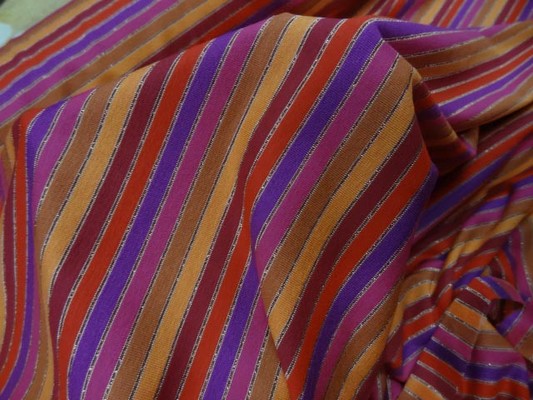 Lycra rayures lurex 4