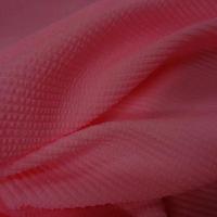 Lycra rose chaud rayures cloquees 3