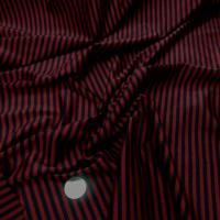 Lycra rouge carmin et noir fines rayures 3 