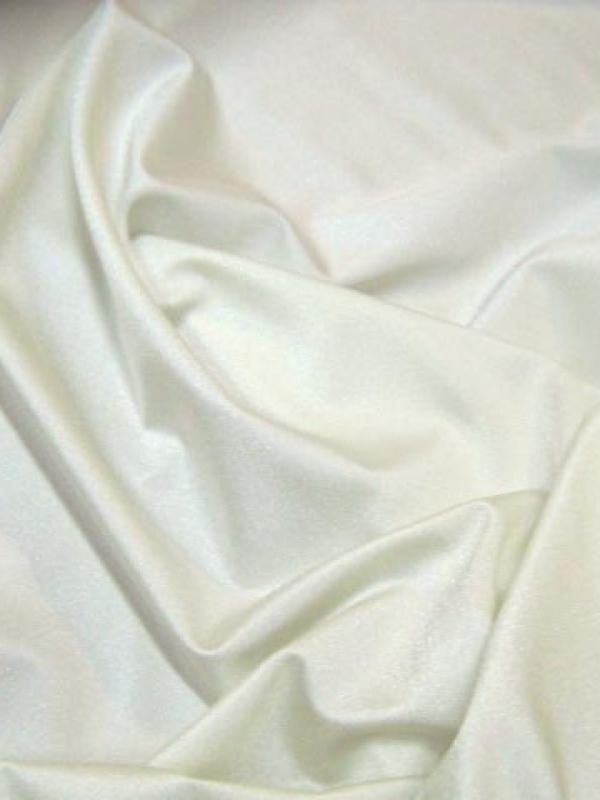 Lycra satine blanc 