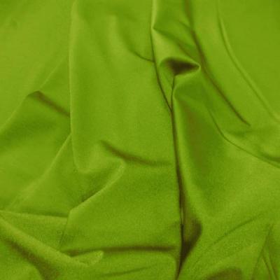 Lycra satine vert anis 