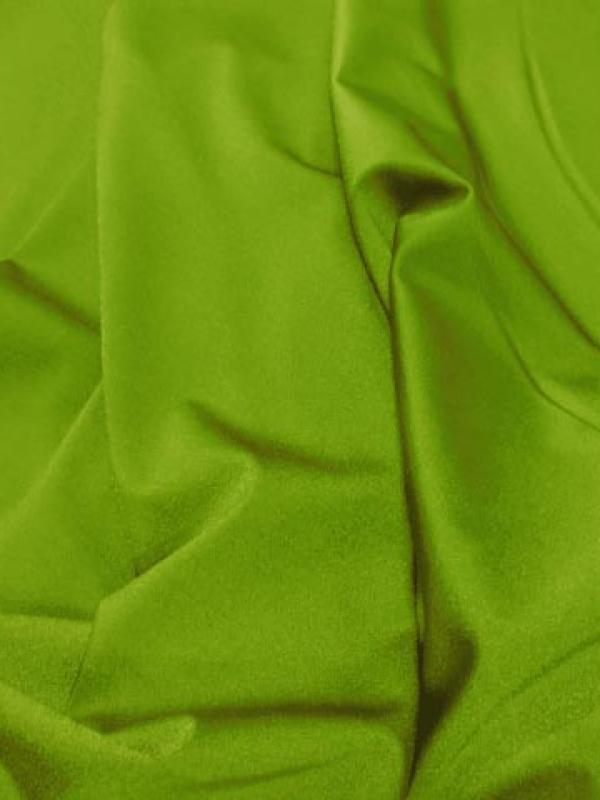 Lycra satine vert anis 