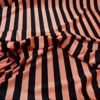 Lycra saumon et noir rayures bagnard moyennes 1 