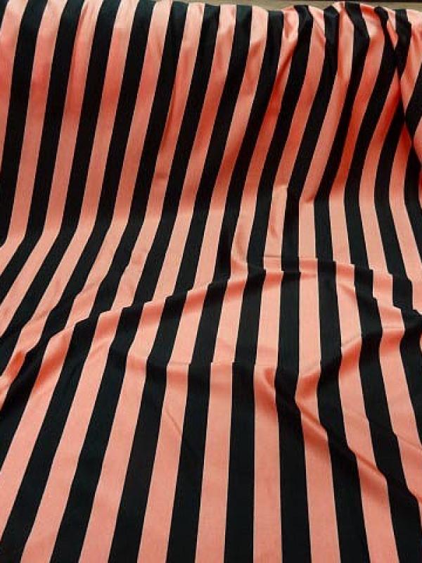 Lycra saumon et noir rayures bagnard moyennes 3 