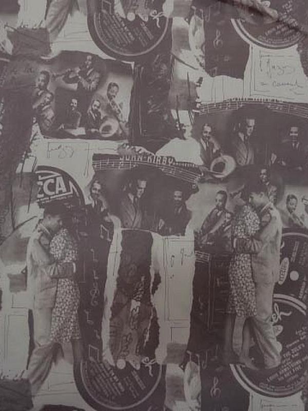 Lycra scene jazz west and blues teintes sepia 1 