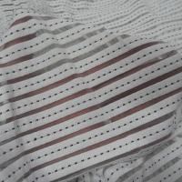 Lycra transparent et ruban blanc 3 