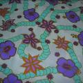 Lycra vermiculaire fleuri 2 