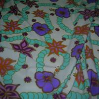Lycra vermiculaire fleuri 3 