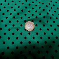 Lycra vert emeraude pois noir moyen 2 