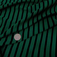 Lycra vert emeraude rayures et lignes noires 2