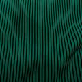 Lycra vert satine a rayure noire1