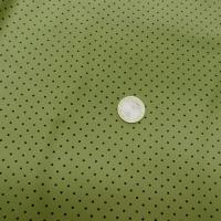 Lycra vert tilleul pois noirs fins 2