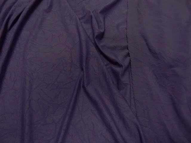 Lycra violet d eveque aspect froisse 1