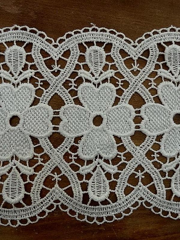 Macrame blanc casse croisillons 1