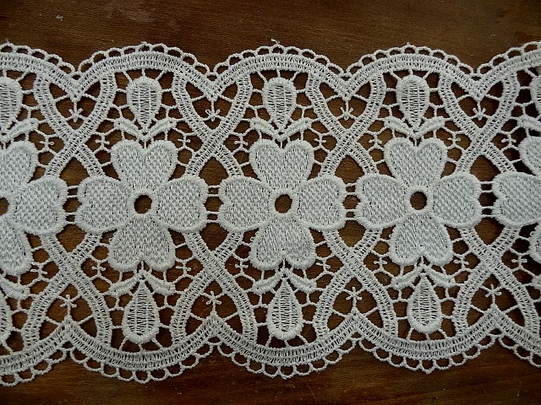 Macrame blanc casse croisillons 1