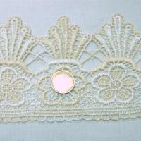 Macrame blanc casse ivoire fleur et couronne 3 