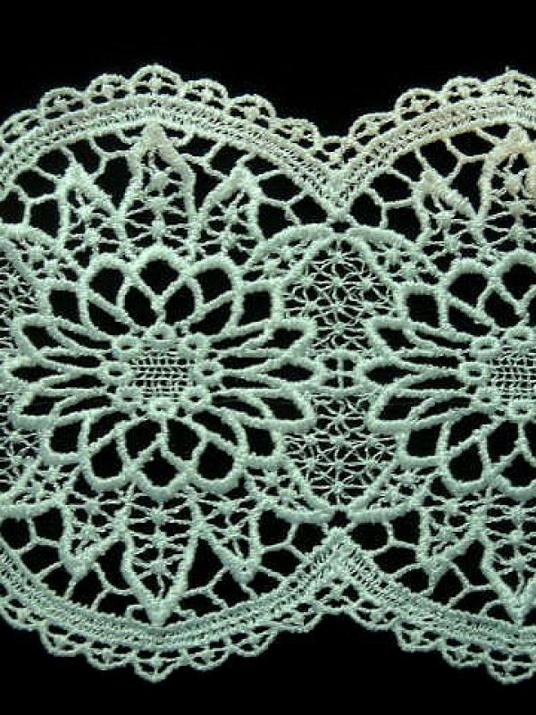 Macrame blanc ellipse 2