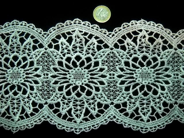 Macrame blanc ellipse 3