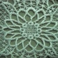Macrame blanc ellipse 4