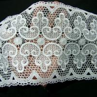 Macrame blanc quadrillage et panier 2 