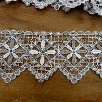 Macrame ceruse ficelle motif zigzag fleur etoilee 1