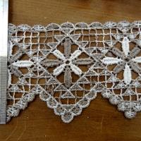Macrame ceruse ficelle motif zigzag fleur etoilee 2